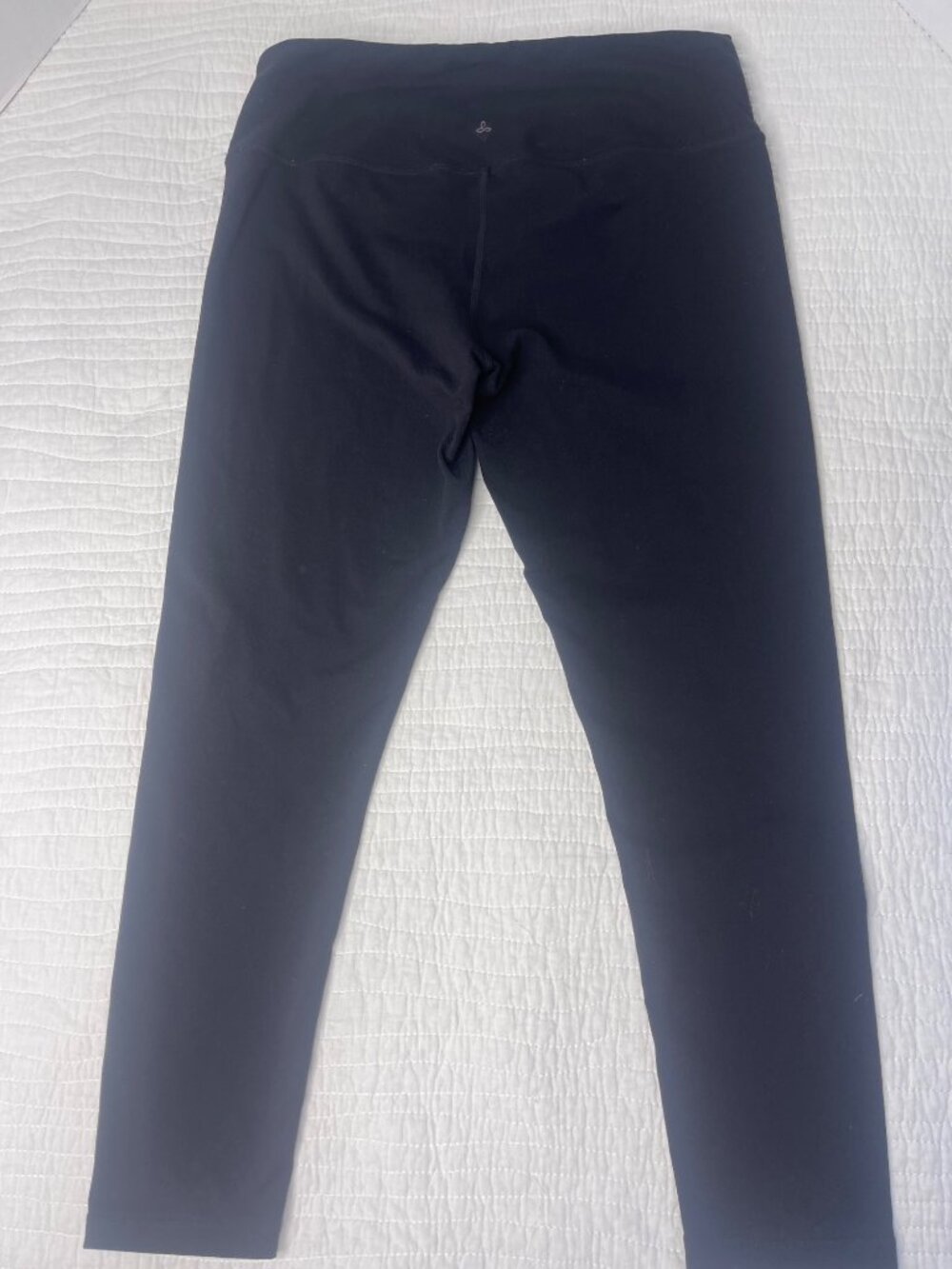 Prana Athleisure Ankle Length Black Leggings SZ L Yoga
